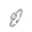 Anillo plata zirconia Brizzling 033 tipo solitario
